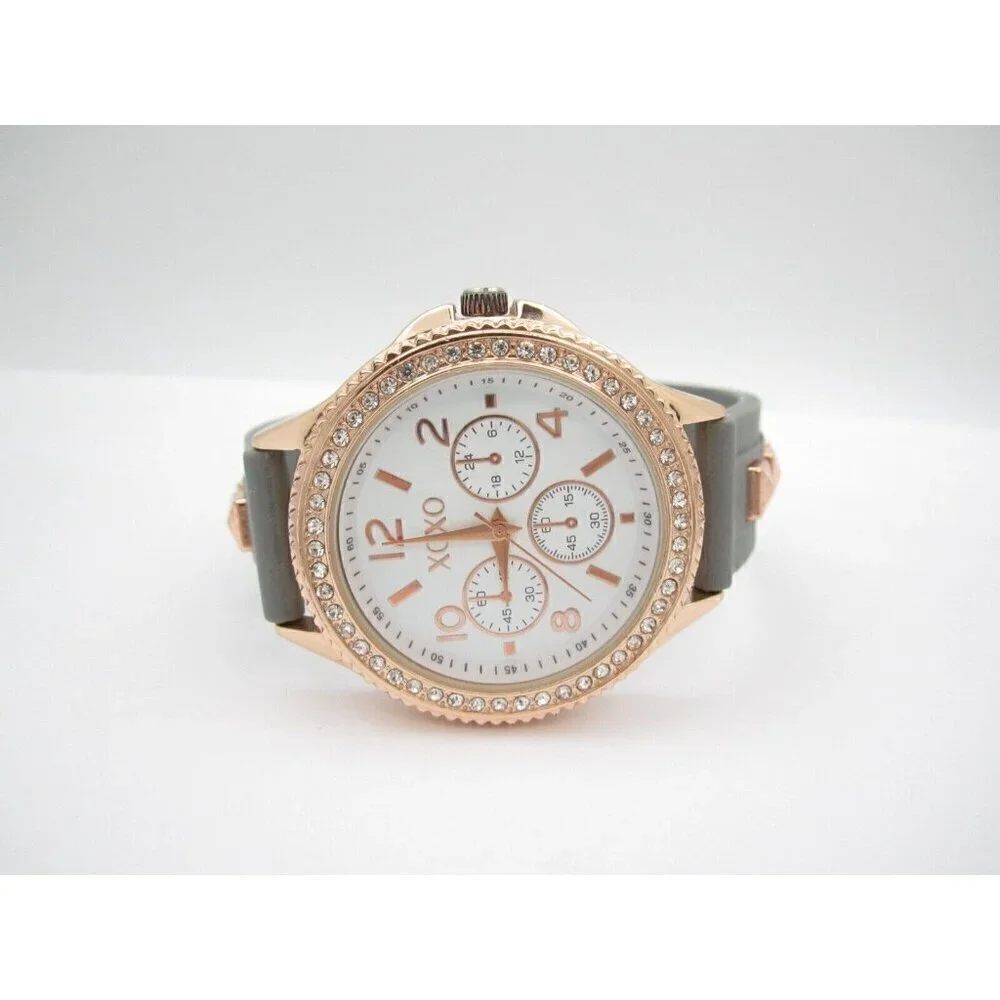 Women XOXO Quartz WR Analog 43mm Dial‎ Causal Round Watch (G528)